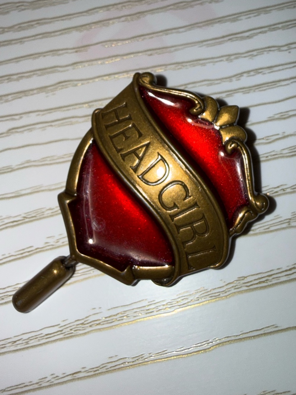 Harry Potter “Head Girl” Seventh Year Pin/Brooch